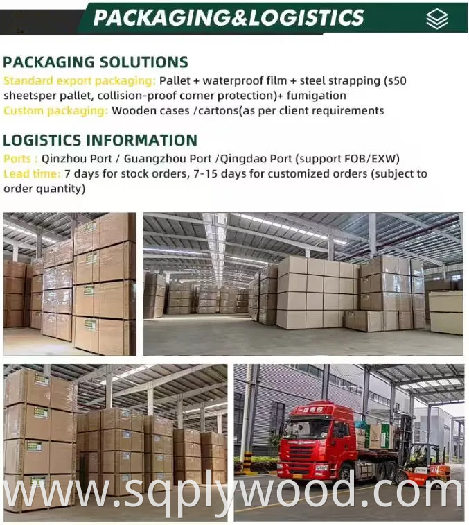 High-Quality, 12mm, Building Material, Wood, Melamine, Phenolic, Waterproof, Laminated Board, Brown, Black, 1220X2442X18mm, Marine Plywood Board